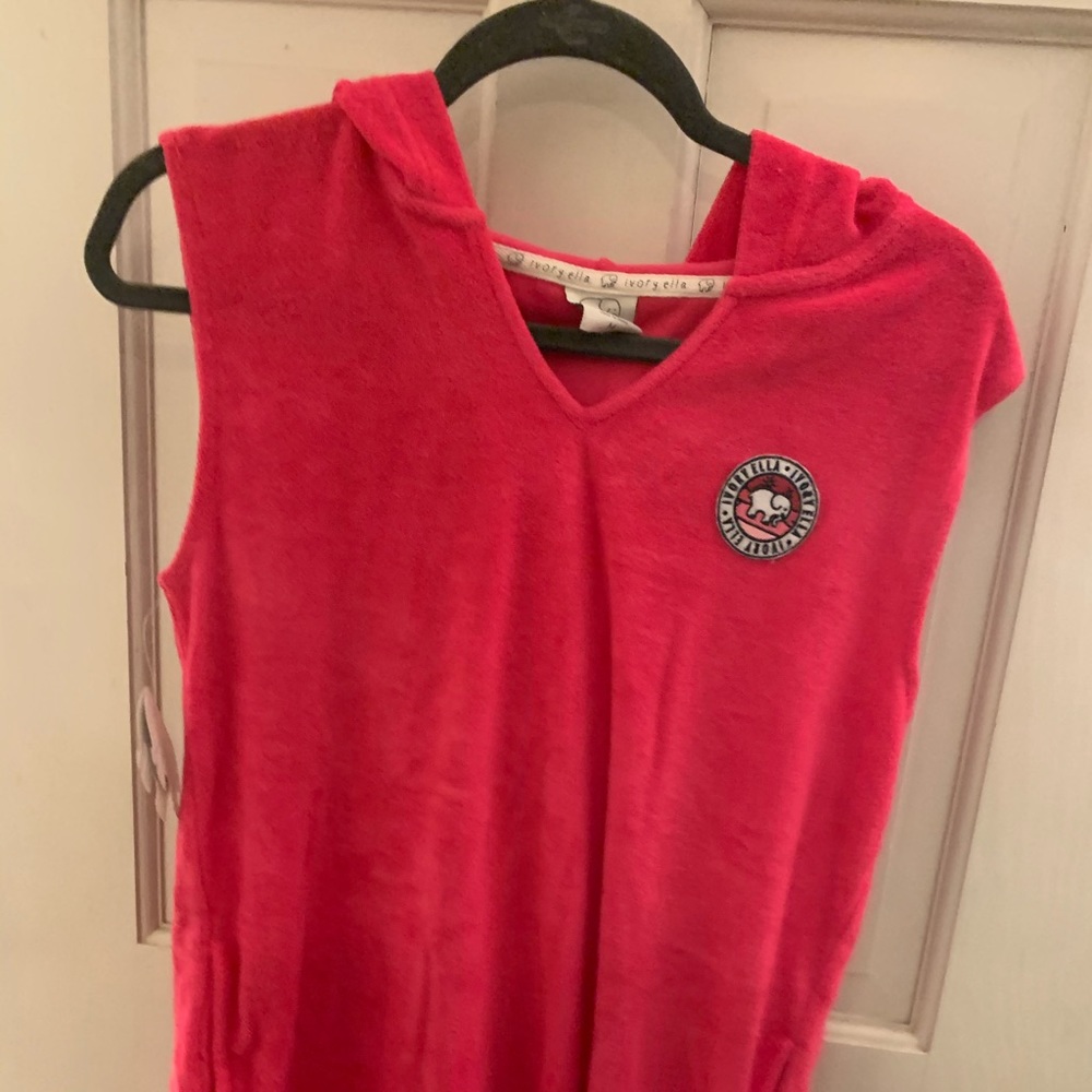 Terry beach coverup